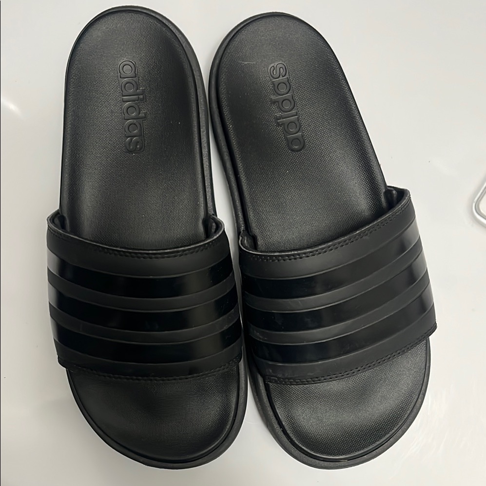 Adidas Black Slide Sandals